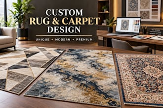 create custom rug and carpet designs with unique patterns