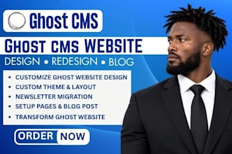 build ghost cms website ghost blog newsletter org fix or clone ghost cms website