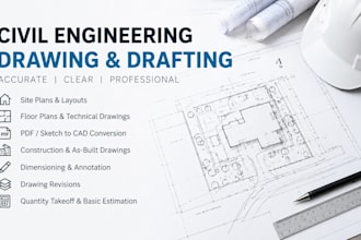 provide professional civil engineering drawings and drafting