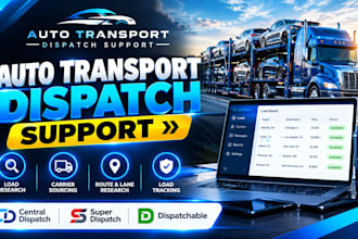 manage auto transport dispatch on dispatchable, central and super dispatch