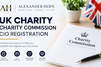 register UK charity or cio cig company with the charity registration commission