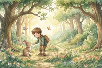 do illustration, children story, watercolor illustration