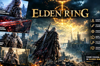 create and mod your model into elden ring