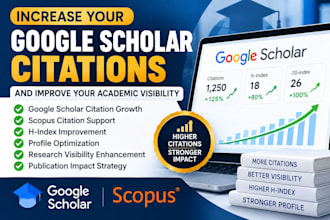 increase google scholar citations, scopus citations and h index