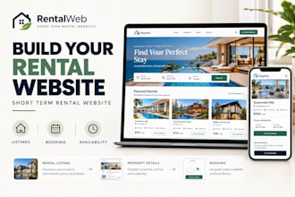 build a short term rental website with booking and rental listings