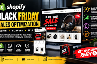 design and optimize your shopify store for black friday sales