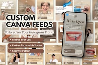 design on canva social media feeds and carousels