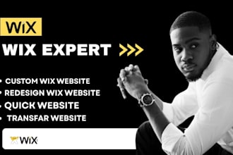 design and build a custom wix website to elevate your business