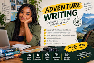 write your adventure story, fantasy fiction, and thrilling story