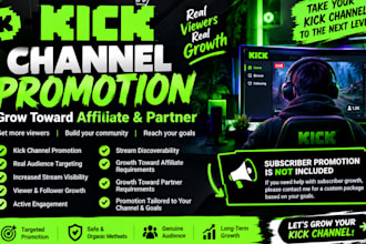 do kick channel promotion