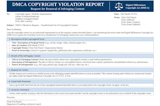 remove copyright content with a dmca notice