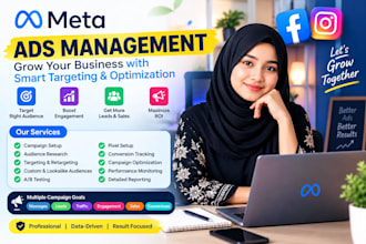 manage facebook and instagram marketing and meta ads