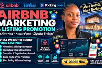 advertise airbnb, booking, vrbo listing, airbnb seo for airbnb booking