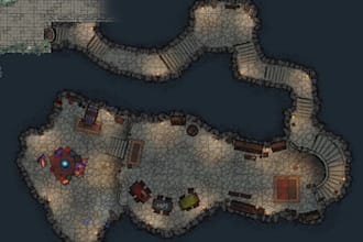 create custom dnd battle maps and ttrpg character sheets for virtual tabletop
