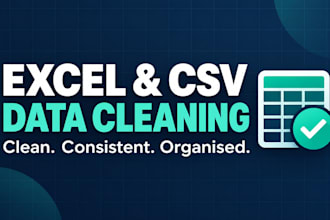 clean excel and CSV data and remove duplicates
