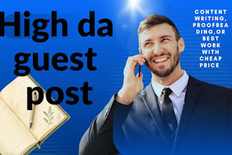 provide guest post on high da website