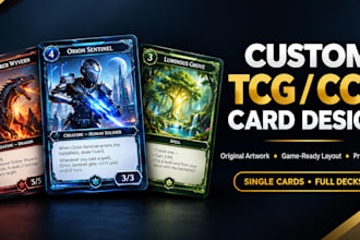 design card decks, custom playing cards and card game