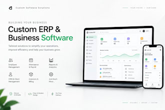 custom erp software and business management systems