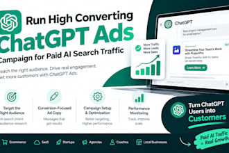 run high converting chatgpt ads campaign for paid ai search traffic