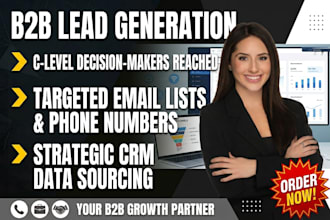 research b2b prospect leads companies based targeted market industry location