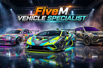 create custom fivem cars, vehicles and car packs for your server