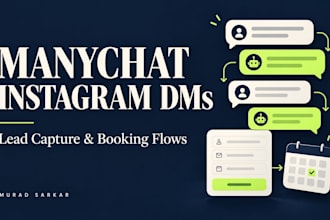 build manychat instagram dm automation for lead generation