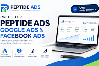 audit and fix google ads disapprovals for peptide and wellness brands