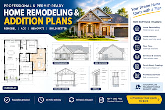 create home remodeling, addition and renovation plans