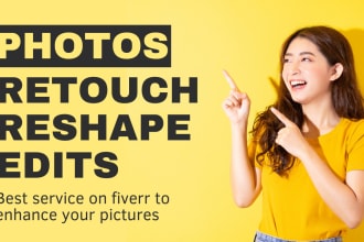 retouch face and body professionally