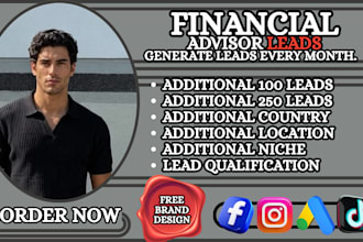 generate USA financial advisor leads for wealth management and retirement