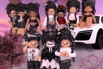 create custom roblox gfx poses and character art