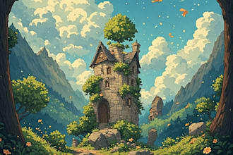 drew stunning childrens book illustrations