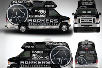 create modern vehicle wrap and commercial car wrap design