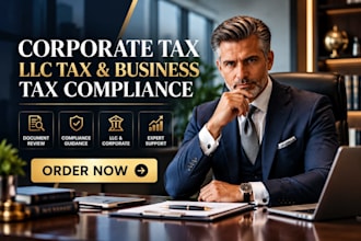 review corporate tax, llc tax and business tax compliance