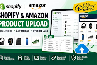do product listing shopify bulk product upload amazon listing csv upload