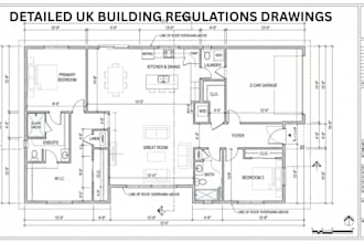 create UK building control drawings and building regulations plans