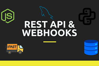 develop custom rest API or webhook