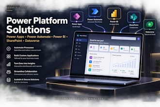 build power apps, power automate and sharepoint solutions