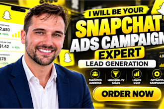 be your snapchat ads campaign expert for lead generation