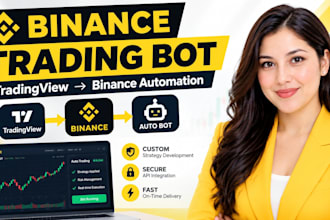 build a binance trading bot with custom crypto strategy automation