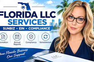 handle florida llc formation and sunbiz annual report support