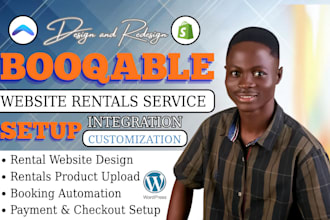 design online booqable rental website integrate booqable booking rental service