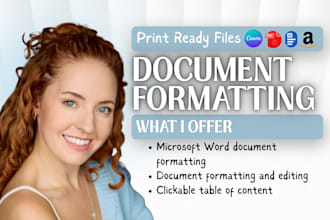 professionally microsoft word document formatting edit ms word document design