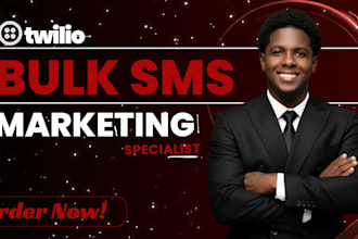 setup twilio bulk SMS marketing campaigns and automation