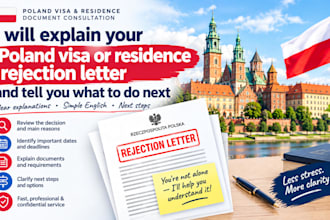 explain your poland visa or residence rejection letter