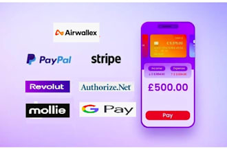 create and integrate payment gateway, shopify payment gateway, paypal, airwallex