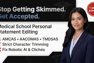 edit and polish your medical school application essays personal statement amcas