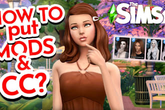 create custom sim for sim 4, design cc mods, the sims, sim character