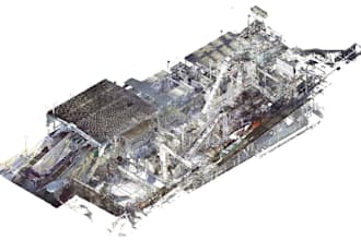 refine point cloud, revit scan to bim, 3d laser scan render, as built document