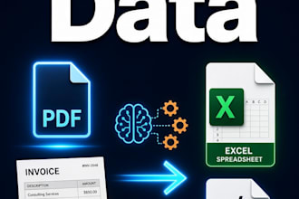 extract data from PDF and invoices using ai ocr and llms